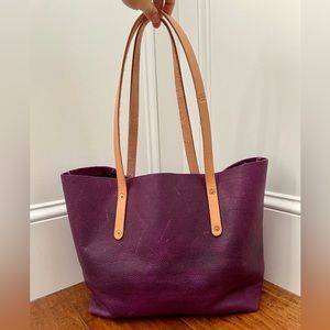 Go Forth Goods Large Avery Tote Bison Leather